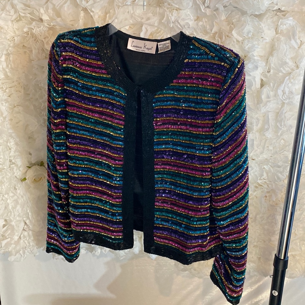 Laurence Kazar Sequin jacket